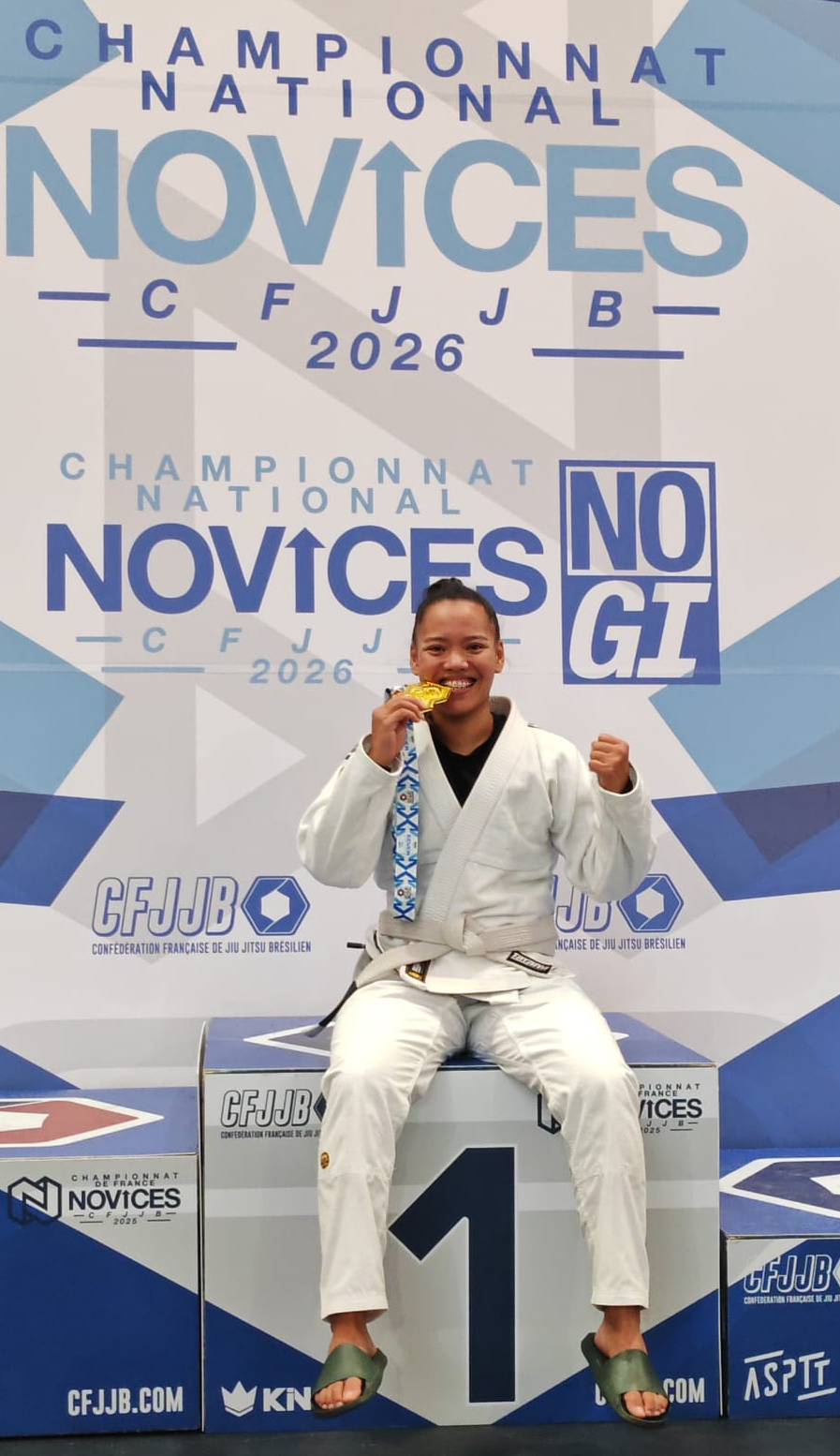 Championne de France de Jiu-jitsu brésilien