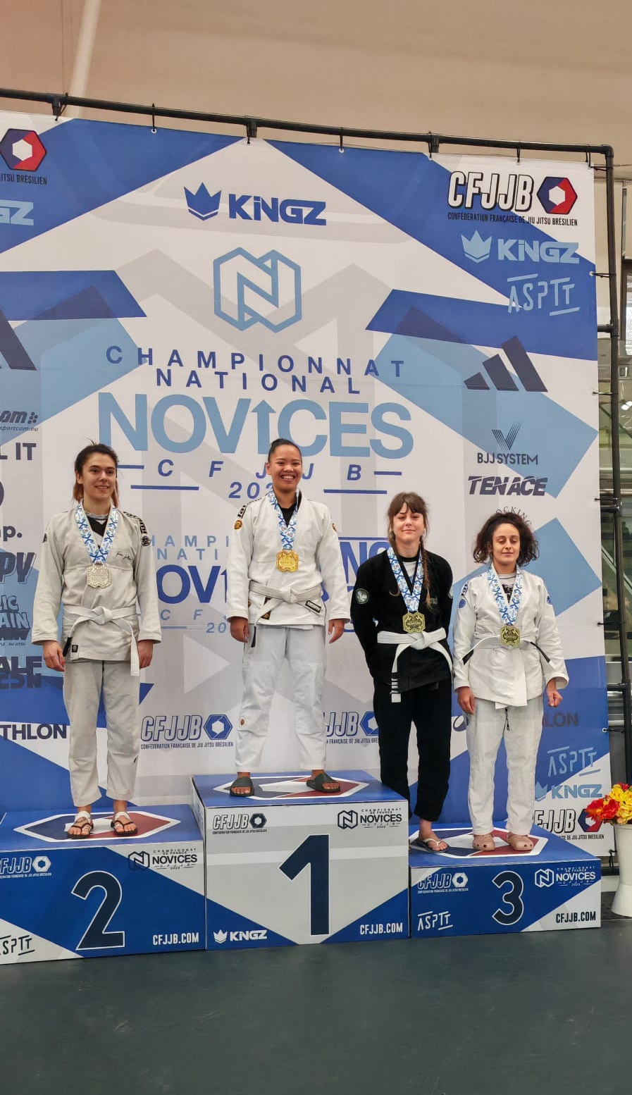 Championne de France de Jiu-jitsu brésilien